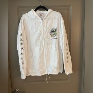 XL, white Kona Hawaii zip up jacket